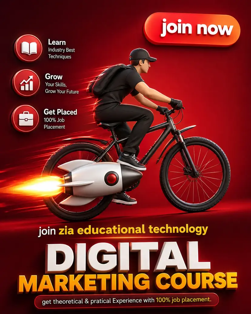Digital Marketing course poster